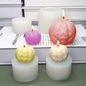 Custom Luxury Silicone 3D Candle Making <b>Mould</b> Mold Pumpkin Shape for Halloween Day Gifts for Resin and Wax Jars Cake Tools - Product Image 2