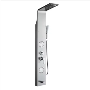 Ducha de mano multifunción para el hogar, Hotel, cascada de lluvia, chorros de masaje, bañera de latón, Caño, Panel de ducha suave cromado, sistema de <span class=keywords><strong>torre</strong></span> - Product Image 3