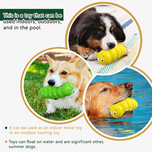 Nuovi denti di cane striduli che digrignano giocattolo mostro che abbaia verme giocattoli sonori per animali domestici - Product Image 3