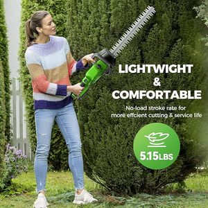 Taille-haie électrique sans balais le plus vendu avec poignée rotative, cisailles de taille à batterie lithium-ion pour l'aménagement paysager - Product Image 6