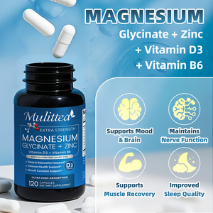 Multivitamines, glycinate de magnésium, capsules végétaliennes, zinc, <span class=keywords><strong>vitamine</strong></span> D3, <span class=keywords><strong>B6</strong></span>, soutien musculaire, nerveux, articulaire, cardiaque, immunitaire, pour adultes - Product Image 3