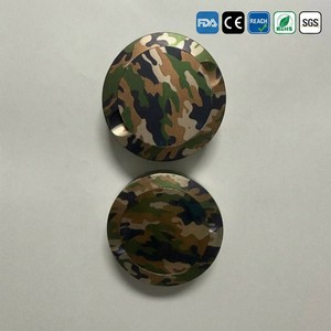 Tarnfarbener Aluminium-Snusbehälter mit Doppelfach, 3-teilig Luftdicht Feuchtigkeitsbeständig, Passend für <span class=keywords><strong>Killa</strong></span> Pouches OEM - Product Image 1