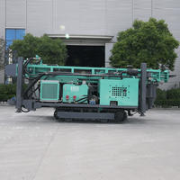 Foreuse à circulation inverse durable pour forage de puits profonds de 500 m, longueur de tige de forage de 1,5 m, 2 m, 3 m, 6 m, puissance moteur diesel 132 kW, personnalisable CE ISO