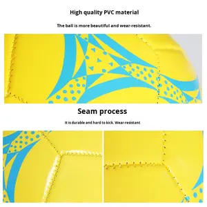 Balón <span class=keywords><strong>de</strong></span> fútbol <span class=keywords><strong>de</strong></span> tamaño Premium 5, máquina cosida <span class=keywords><strong>de</strong></span> PVC, Partido <span class=keywords><strong>de</strong></span> entrenamiento al aire libre, venta al por mayor, tamaños múltiples personalizados, adultos y jóvenes - Product Image 4