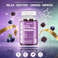 Gummies OEM naturelles au Glucomannane de Konjac pour le contrôle de l'appétit, la gestion du poids, le soutien de la satiété, la fibres alimentaires et la santé digestive