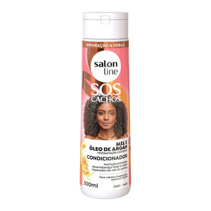 Salon Line - SOS Mel E Oleo de Argan Cachos-balsamo 300Ml (10.14FlOz) - Product Image 1