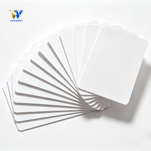 Tarjeta de PVC Blanca Impermeable CR80 F08 13.56MHz, Mini Etiqueta para Sublimación, Tarjeta de Identificación para Membresía, Hotel - Product Image 1