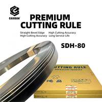 Règle de découpe dorée avec revêtement en titane |   Acier Premium 23,8 mm pour la fabrication de matrices à haut volume et l'emballage post-presse en Chine