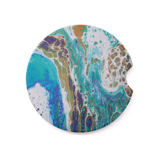 Factory coaster Roller <strong>Slate</strong> Wooden Roller coaster for Sale Custom for Drinks Cork Wood Leather Silicone Resin coaster - Product Image 3