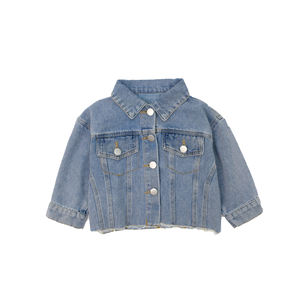 <span class=keywords><strong>Giacche</strong></span> in Denim per Bambine di Alta Qualità per Autunno e Inverno, Vendita all'Ingrosso - Product Image 1