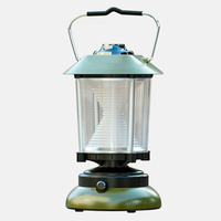 Lanterne de camping portable CP07, ABS+PC, gradation progressive, haute luminosité, rechargeable par type-C, télécommande LED, étanche