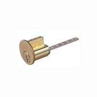 Jixin – Cylindres de serrure de porte en laiton ANSI Grade 2 de haute qualité, très vendus, avec 3 clés, finition brossée, entraxe 60 mm