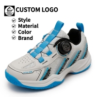 Chaussures de tennis de table et de badminton unisexes Cema, dessus en cuir, semelle intermédiaire en EVA, semelle extérieure en TPR, antidérapantes, respirantes, chaussures de sport d'intérieur