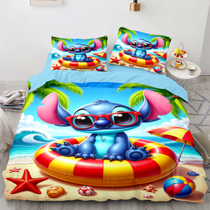 Phim Hoạt Hình Bộ Đồ Giường Đặt 4 Mảnh, Kỹ Thuật Số In Comforter Set, Dễ Thương Trẻ Em Bộ Đồ Giường, Thoáng Khí Polyester, Cho Bé Trai Và Bé Gái - Product Image 3