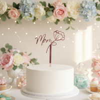 Promo Spesial Hari Ibu & Ulang Tahun, Hiasan Kue Akrilik Ramah Lingkungan Dua Lapis, Bunga Anyelir Tulip Cantik
