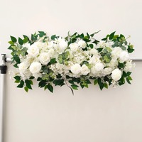 Dekorasi Pernikahan, Wisuda, Hari Valentine Buatan Tangan dari Sutra Lembut Buatan, Mawar & Hydrangea Seperti Asli, Penanda Lorong Gantung