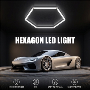 New Design Hexagonal LED Garage Lights-Waterproof Bright Easy Installation for <strong>Car</strong> <strong>Detailing</strong> &amp; Landscape/Garden Use - Product Image 3