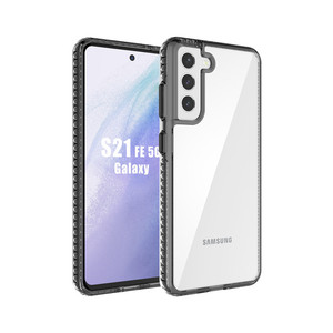 Transparente Cristal Caja De Móvil Con Independientes Botones Acrílica Y TPU Clara Funda De <span class=keywords><strong>Celular</strong></span> Para <span class=keywords><strong>Samsung</strong></span> S21 FE - Product Image 2