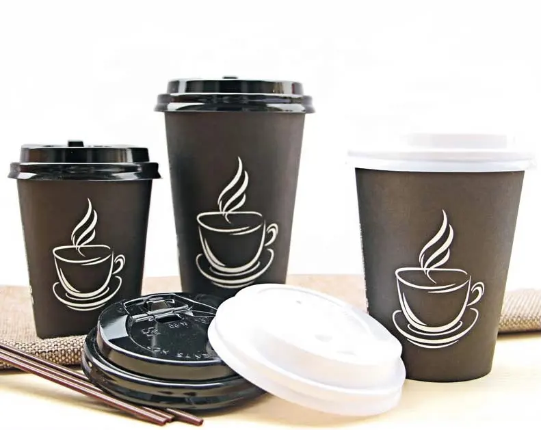 Wanhuaxin Wall paper and single wall coffee cup with lids single wall paper cups