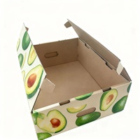 Boîte d'emballage personnalisée pour fruits, petite série, en carton ondulé E-flute, pliable, découpée, pour agrumes, oranges, oranges Navel, produits alimentaires