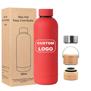 Gourde isotherme moderne en acier inoxydable à <span class=keywords><strong>double</strong></span> <span class=keywords><strong>paroi</strong></span> de 500 ml avec logo personnalisé, idéale pour la salle de sport, les voyages et le bureau - Product Image 1