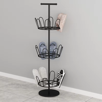 Présentoir à chaussures vertical rotatif multi-niveaux, vente directe d'usine, idéal pour les boutiques de détail