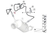Sonde Lambda Chauffante en Oxyde de Zirconium pour BMW (Spécifications OE) – Plug & Play avec Options Pré- et Post-Catalyseur
