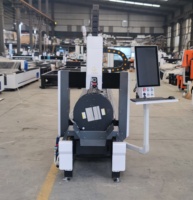 Mesin Pemotong Pipa Laser Fiber 3-Axis 1500W CNC Guangjie GJ-6012 Baru dengan Motor Servo HCFA, Harga Kompetitif, Mendukung PLT