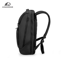 Mochila Impermeable Kingsons para Negocios, Bolsa de Viaje para Portátil con Múltiples Bolsillos y Compartimento Digital para Oficina