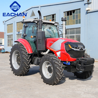 Prix pas cher 200 hp tracteurs rizière ferme diesel tracteurs électriques 4wd pneu tout-terrain foresterie ferme transport tracteur à roues