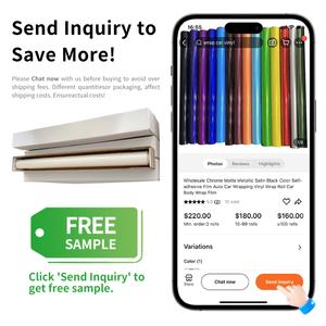 لفائف فينيل لتغليف السيارات قابلة للتخصيص، متغيرة اللون، مقاومة للأشعة فوق البنفسجية/تحت الحمراء، لامعة وبراقة، مقاومة للماء، بلون وردي ليزري - Product Image 6