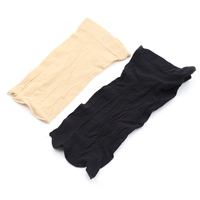 Masques de tête sexy en collants transparents pour Halloween, imperméables, jouet sexuel SM pour adultes, teint noir, en nylon