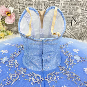 T0362 वयस्क बैलेरीना नृत्य पोशाक शास्त्रीय नीले पक्षी भिन्नता बच्चे पेशेवर बैले ट्यूटोइ। - Product Image 6