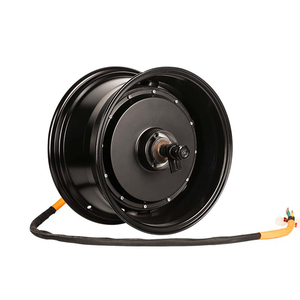 Motor de buje BLDC de 72V personalizable para motocicleta, para neumático súper ancho de 14 pulgadas-7.5, para llanta sin cubierta de 14 pulgadas-7.5 - Product Image 4