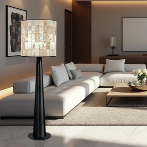 Natural Marble Floor <b>Lamp</b> Led Light Source 220V For Living Room Hotel Bedroom <b>Study</b> Designer Chinese Style - Product Image 1