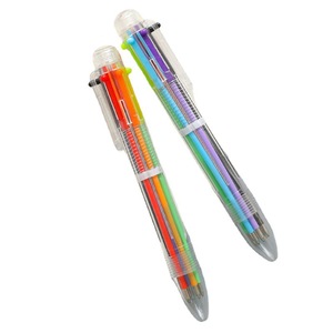 Yusheng Stationery Click Button <b>Ballpoint</b> <b>Pen</b> 6 Colors Plastic Office School Use - Product Image 5