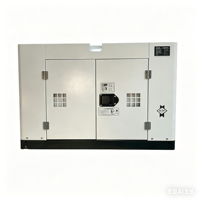 Superleiser 12KW 15KW 15kVA 20kVA Tragbarer Dieselgenerator Luftgekühlt Schallgedämmt für Zuhause AC 3-Phasen Hochwertig