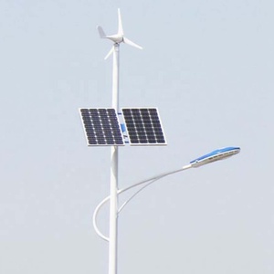 โรงงานขายส่งไฟถนนพลังงานลม 100W ~ 600W โคมไฟถนนพลังงานแสงอาทิตย์และลมแบบไฮบริด - Product Image 2