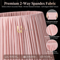 Support de lampe en métal pour décoration de table de mariage, portable, abat-jour en tissu décoratif, pièce maîtresse pour réception de banquet
