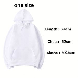 Wholesale Custom Sublimated <b>Hoodie</b> Logo Sublimation Blank <b>White</b> Polyester Hoodies for Unisex - Product Image 2