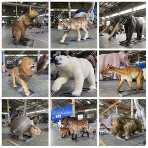 Zigong Bleu Lézard Réaliste Ice Age Mécanique Animatronic Animal pour Intérieur/Extérieur Utilisation Simulation <span class=keywords><strong>Mastodon</strong></span> Bébé - Product Image 6