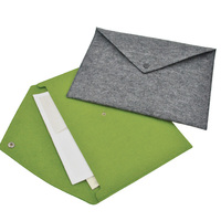 Pochette de rangement multifonction A4/A5 en feutre avec logo personnalisé, pour dossiers, documents, avec sangle/bouton