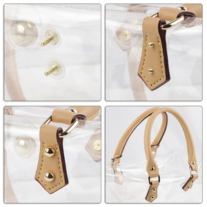 Vente directe usine : Ensemble d'accessoires pour sacs en cuir et TPU, avec bandoulière en cuir et sac transparent fait main, pour sacs à main DIY pour femmes - Product Image 6