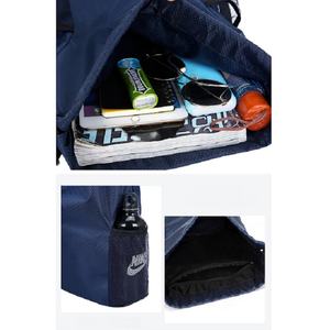 <b>Promotional</b> Custom Logo Draw String <b>Bag</b> High Quality 210D Polyester Sport Backpack Drawstring Nylon Gym <b>Bags</b> With Zipper Pocket - Product Image 4