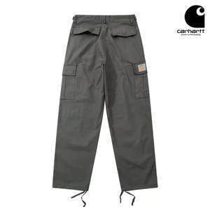 Vente en gros de salopettes de marques de mode européennes et américaines Pantalons décontractés multi-poches amples en polyester/coton mi-plats pour hommes - Product Image 4
