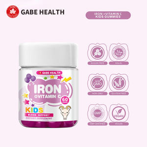 Gummies de fer pour enfants à marque privée OEM avec vitamine C, supplément multivitaminé végétalien, soutien immunitaire et énergétique, sans sucre - Product Image 3