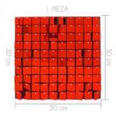 Tissu textile à carreaux DIY 30QB-008 Matériel artisanal imprimé rouge - Product Image 1