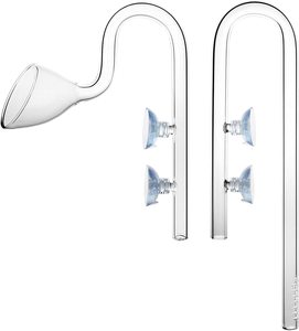 Aquarium Glass Lily Pipe Skimmer <strong>for</strong> Glass Outflow &amp; Inflow Lily Water Pipe <strong>for</strong> Aquarium Plant tank - Product Image 1