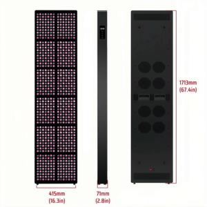 OEM/ODM 7 Panjang Gelombang Radiasi LED Terapi Cahaya Merah Multi-frekuensi Fungsi Pulsa Lampu Inframerah Panel Perangkat PDT Mesin - Product Image 6