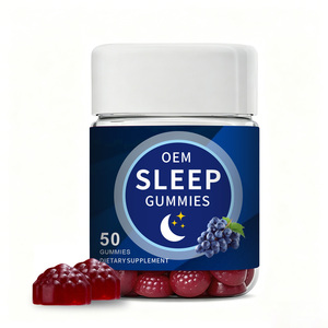 Caramelle Gommose per il Sonno Personalizzate OEM - 3mg di Melatonina e L-Teanina per un Sonno Sano, 50 Caramelle, Pronte per il Marchio Privato - Product Image 1